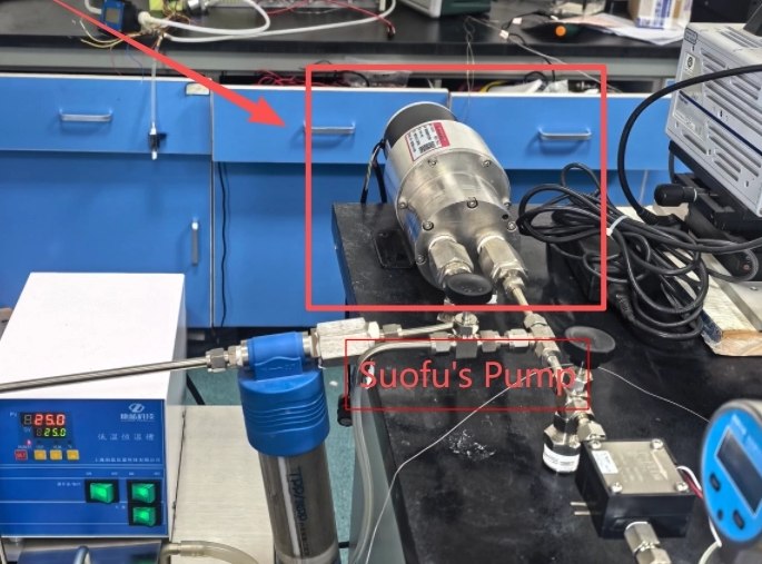 Ujian Ketahanan Aliran Dua Fasa Gas-Cecair: Prestasi Pam Gear Magnetik Mikro Suofu