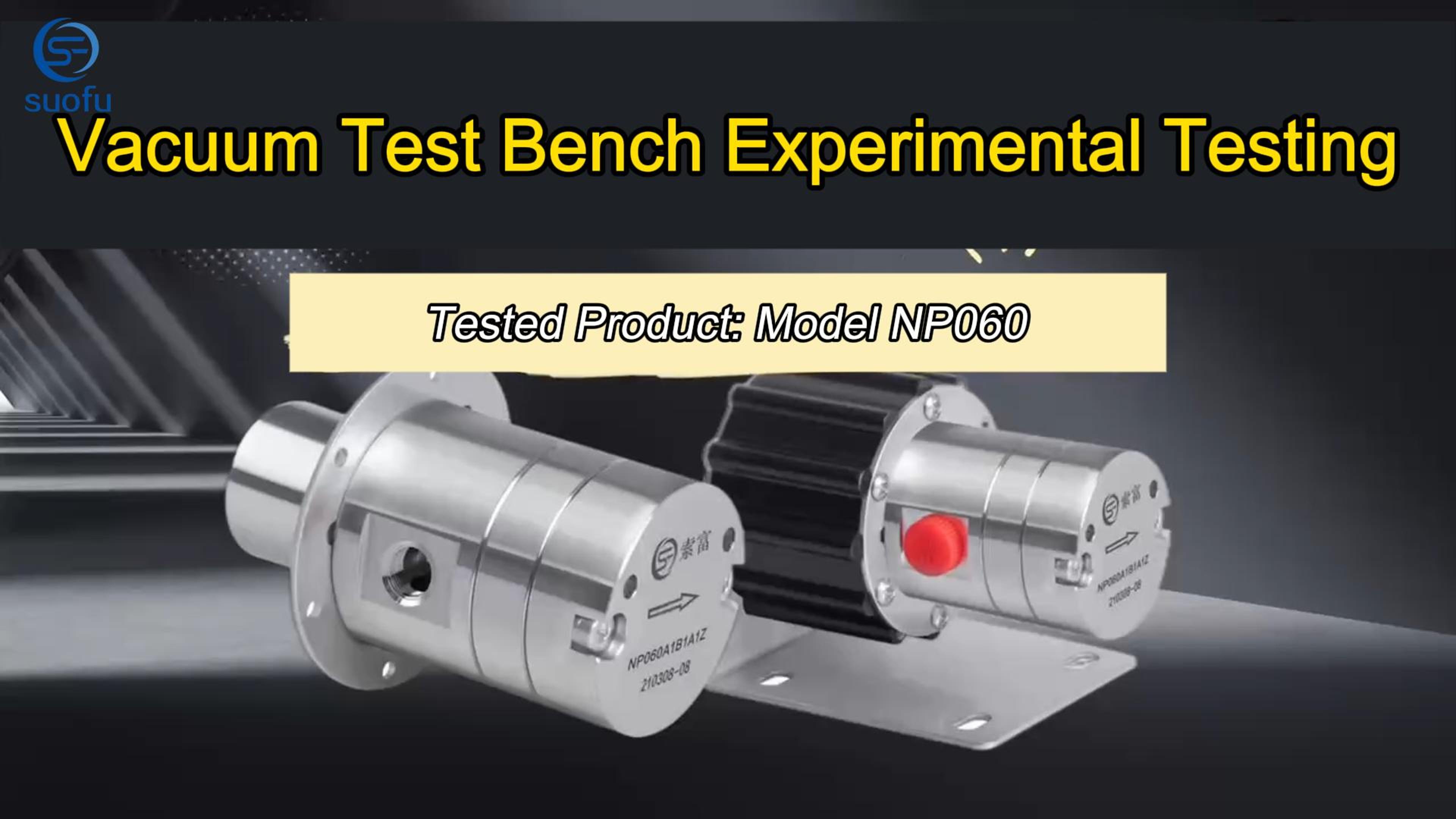NP060 - Teste Experimental de Bancada de Teste de V&aacute;cuo